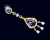 Sapphire pearl earring G