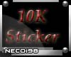 10K Sticker