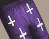 Ⓐ Cross Purple Pants