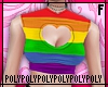 Pride Heart Crop Top