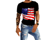 u.s.a.&flag shirt