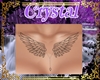 Angle Wing Chest Tattoo