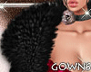 Soft Fur Coat Black