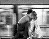 kiss in subway