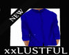 {L}Blue shirt