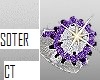 CT: Purple Cocktail Ring