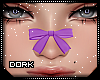 D|Purple Nose Bow