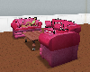 Pink Couch + Table