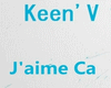 KEEN'V-J'aime ça