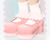[An] Pink bunny shoes 