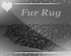 Furry Rug -Blk