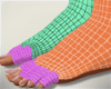 T Flat Foot dual Tattoo