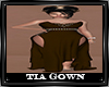 Tia Gown Brown