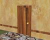 Wood Door/w Brass Knob