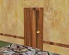 Wood Door/w Brass Knob