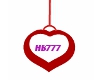 HB777 Heart Swing Red