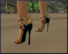 gold tiger heels