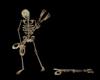 skeleton bass player