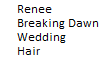 Renee BD Wedding Hair
