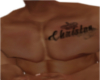 Christan Chest Tattoo 