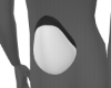 .M. Lop Bunny Tail-Blk&W