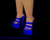 Blue Tall Heels