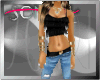 Lorna black top jeans