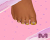 Summer Yellow Pedi
