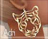 ~A: Tiger'Earrings