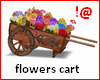flowers cart