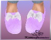 Girl Bow Slippers Purple