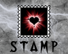 Black&Red Heart Stamp