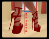 Red platform heel