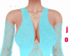 Vestido luxuoso azul