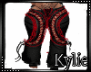 Red & Black Pants