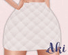 Aki Quilted Skirt .WH
