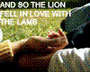Animated Lion and Lamb