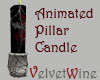 BlackWidow Pillar Candle