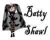 (N) Black Batty Shawl
