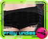 MORF Frilly Black Undies