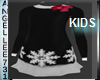 KIDS BLACK XMAS DRESS