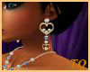 ~TQ~blue heart earrings