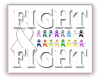 Fight Fight Cancer Stkr