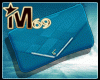 Teal Luxury Clutch Bag