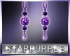 *Purple Blingy Earings