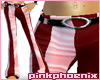 Red/Pink Satin Stripes