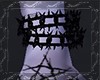 black spikes