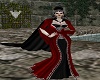 Queen/ Vampire Gown MED
