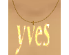 Gold necklace "yves"