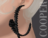 !A earrings black